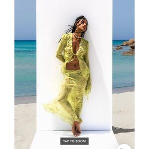 Rat & Boa Lime ‘Cobra’ Blouse
